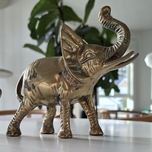 Brass Elplant Set Of Three